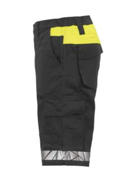 7510 WORK – shorts, Svart/Gul – ProJob (3)