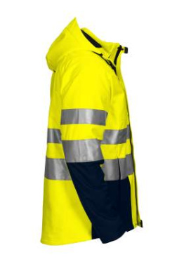 6420 PADDED FUNCTIONAL EN ISO 20471 CLASS 3/2 – jacka, Gul/Marinblå – ProJob (4)