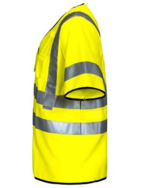 6707 EN ISO 20471 CLASS 3 – väst, Gul – ProJob (3)