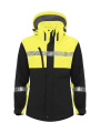 7417 9910-VIZ – softshelljacka (dam), Svart/Gul