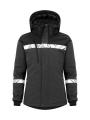 7418 PADDED, 9910-VIZ – softshelljacka (dam), Grå/Svart