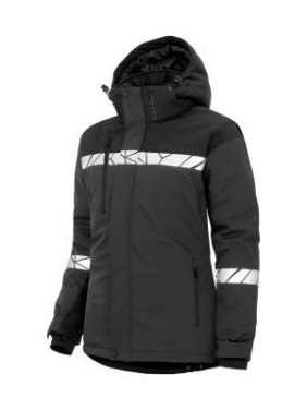 7418 PADDED, 9910-VIZ – softshelljacka (dam), Grå/Svart - ProJob (3)