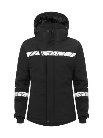 7418 PADDED, 9910-VIZ – softshelljacka (dam), Svart - ProJob (1)