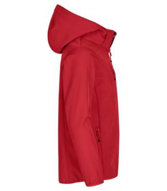 Classic – softshelljacka (barn), Röd - Clique (4)
