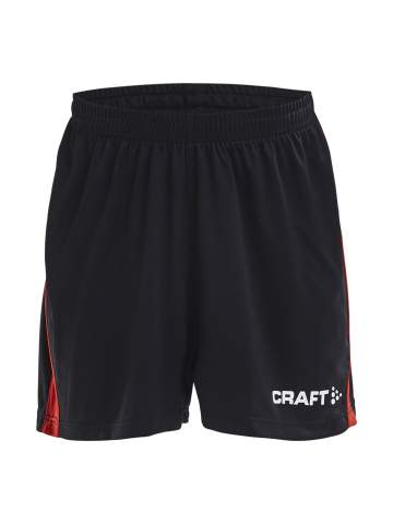 Progress Contrast – shorts (barn), Svart/Klarröd - Craft (1)