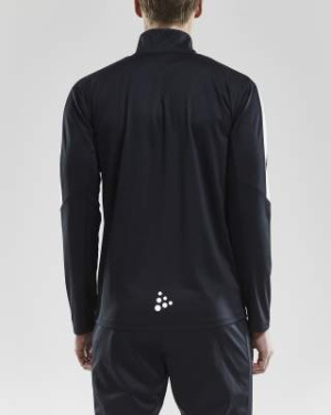 Progress Halfzip LS – T-shirt (herr), Svart/Vit - Craft (3)