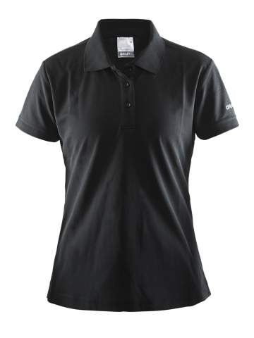 Shirt Pique Classic – pikétröja (dam), Svart - Craft (1)