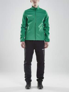 Pro Control – softshelljacka (herr), Grönt lag - Craft (4)
