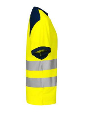 6009 EN ISO 20471 CLASS 2 – T-shirt, Gul/Marinblå – ProJob (4)