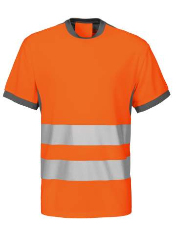 6009 EN ISO 20471 CLASS 2 – T-shirt, Orange/Grå – ProJob (1)