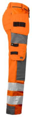 6519 – byxor (dam), EN ISO 20471 CLASS 2, Orange/Grå - ProJob (4)