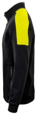 2129 – sweatshirt, Svart/Gul – ProJob (4)