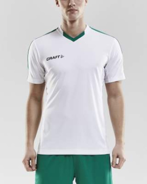 Progress Contrast – matchtröja (herr), Vit/Laggrön - Craft (2)
