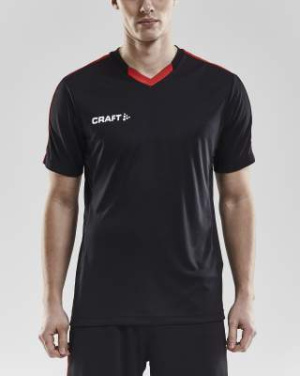 Progress Contrast – matchtröja (herr), Svart/Klarröd - Craft (2)