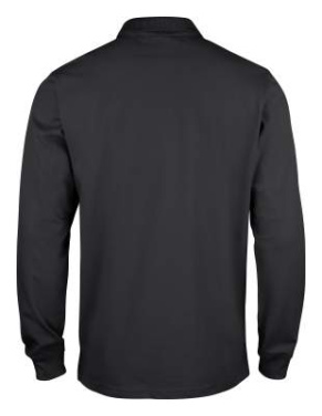 Basic L/S – pikétröja (barn), svart - Clique (2)
