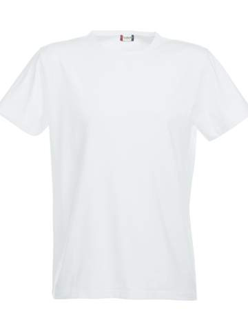 Stretch-T – T-shirt, vit - Clique (1)