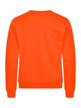 Basic – sweatshirt med rund hals, synlighet orange - Clique (2)