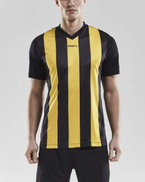 Progress Stripe – matchtröja (herr), Svart/Sverigegul - Craft (2)