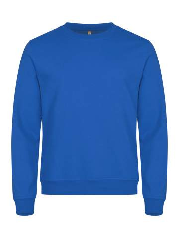 Basic – sweatshirt med rund hals, kunglig blå - Clique (1)