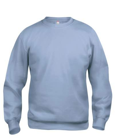 Basic – sweatshirt med rund hals, ljusblå - Clique (1)