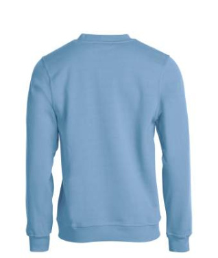 Basic – sweatshirt med rund hals, ljusblå - Clique (2)