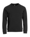 Classic – sweatshirt med rund hals, svart