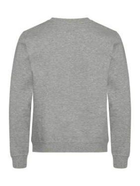 Basic – sweatshirt med rund hals, gråmelerad - Clique (3)