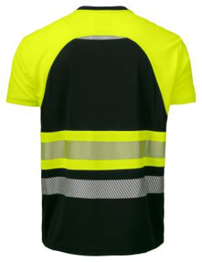 6020 EN ISO 20471 CLASS 1 – T-shirt, Gul/Svart – ProJob (2)