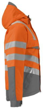 6422 EN ISO 20471 CLASS 3 – vadderad jacka, Orange/Grå – ProJob (2)