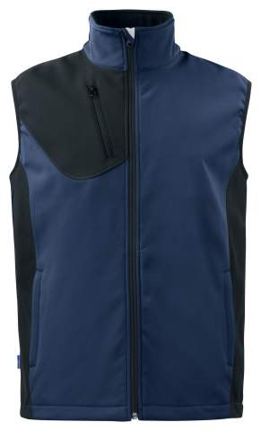 3702 SOFTSHELL – väst, Marin – ProJob (1)