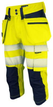 6577 PIRATE EN ISO 20471 CLASS 2/1 – byxor, Gul/Marinblå – ProJob (2)