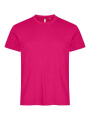 Basic-T – T-shirt, ljus cerise