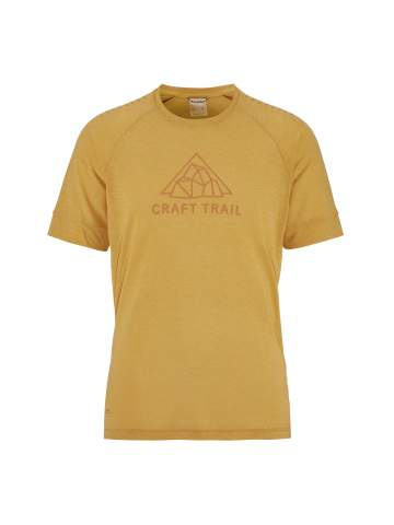 Wool SS – T-shirt (herr), Gurkmeja/Melange - Craft (1)