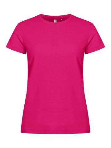 Basic-T – T-shirt (dam), ljus cerise - Clique (1)
