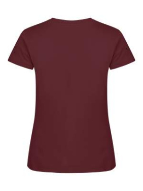 Basic-T – T-shirt (dam), vinröd - Clique (4)
