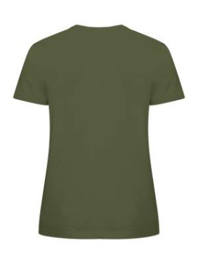 Basic-T – T-shirt (dam), armégrön - Clique (3)