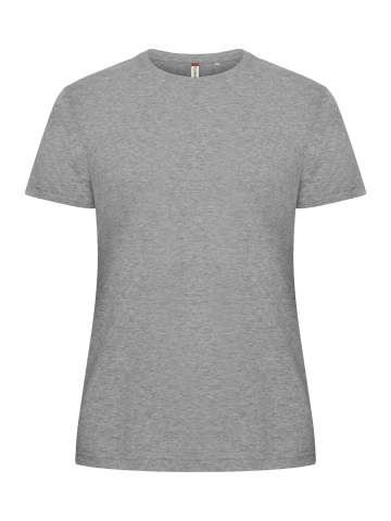 Basic-T – T-shirt (dam), gråmelerad - Clique (1)