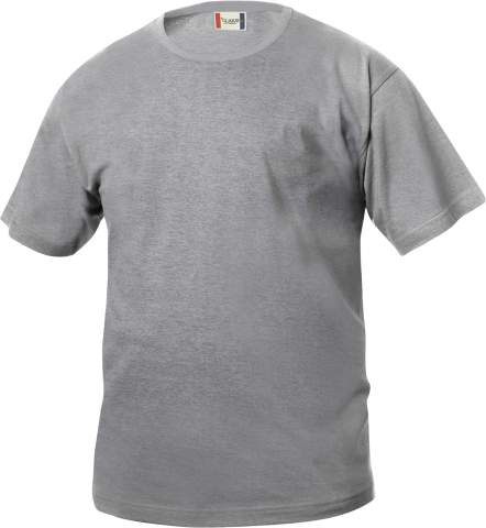 Basic-T – T-shirt (barn), gråmelerad - Clique (1)