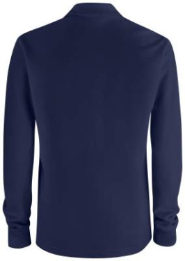 Basic Pocket L/S – pikétröja, mörk marinblå – Clique (2)