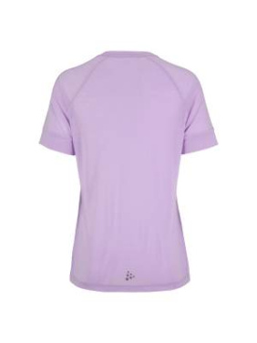Wool SS – T-shirt (dam), Lila/Melange - Craft (2)