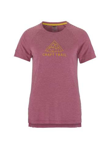 Wool SS – T-shirt (dam), Rouge/Melange - Craft (1)