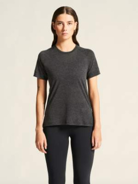 Wool SS – T-shirt (dam), Skiffermelerad - Craft (4)