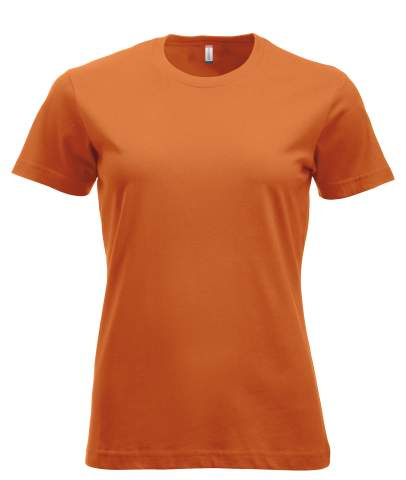 New Classic-T – T-shirt (dam), blodapelsin - Clique (1)