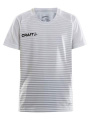 Pro Control Stripe – matchtröja (barn), Vit/Silver