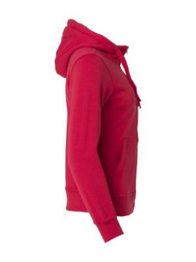Basic Hoody – tröja med hel dragkedja (dam), röd - Clique (4)