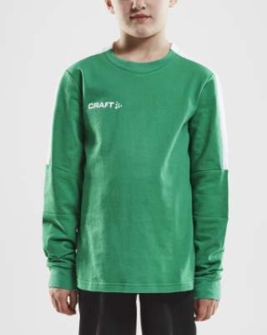 Progress GK – sweatshirt (barn), Lag Grönt/Vit - Craft (2)