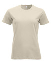 New Classic-T – T-shirt (dam), ljus khaki
