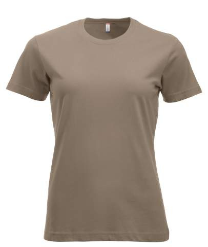 New Classic-T – T-shirt (dam), kaffe latte - Clique (1)