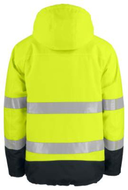 6441 PADDED FUNCTIONAL EN ISO 20471 CLASS 3 – jacka, Gul/Svart – ProJob (2)