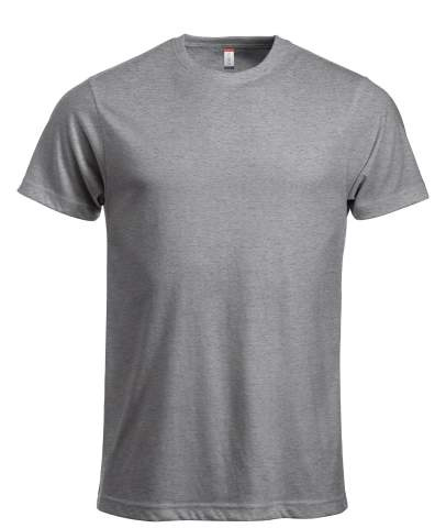 New Classic-T – T-shirt, gråmelerad - Clique (1)